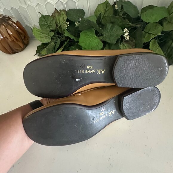 Anne Klein Womens Leather Loafers Size 8.5M Tan - Picture 8 of 10
